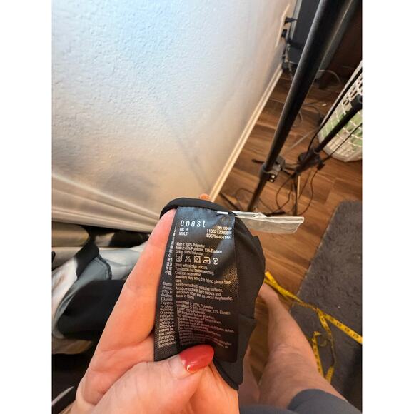 Coast Black and White Fabian Print Maxi Dress - US Size 12 - Picture 8 of 16